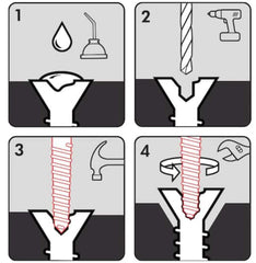 5 PC. Spiral Screw Extractor Set
