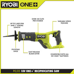 18V ONE+ LITHIUM HIGH PERFORMANCE STARTER KIT WITH FREE 18V ONE+ RECIPROCATING SAW