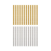 24 PC. MINI GLITTER GLUE STICKS