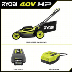40V HP BRUSHLESS 20" PUSH MOWER KIT