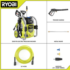2000 PSI 1.2 GPM ELECTRIC PRESSURE WASHER