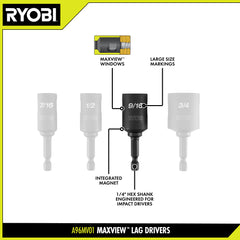 4 PC. MaxView™ Lag Drivers