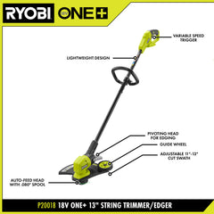 18V ONE+ 13” String Trimmer/Edger