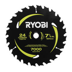 7-1/4" x 24T Carbide Teeth Thin Kerf Circular Saw Blade Set (5 Piece)