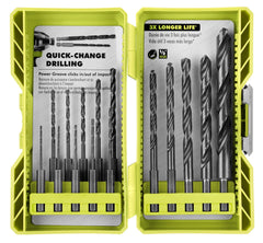15 PC. BLACK OXIDE HEX SHANK DRILL BITS