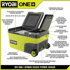 18V ONE+ 24Q Hybrid Power Cooler