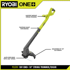 18V ONE+ 10” String Trimmer/Edger