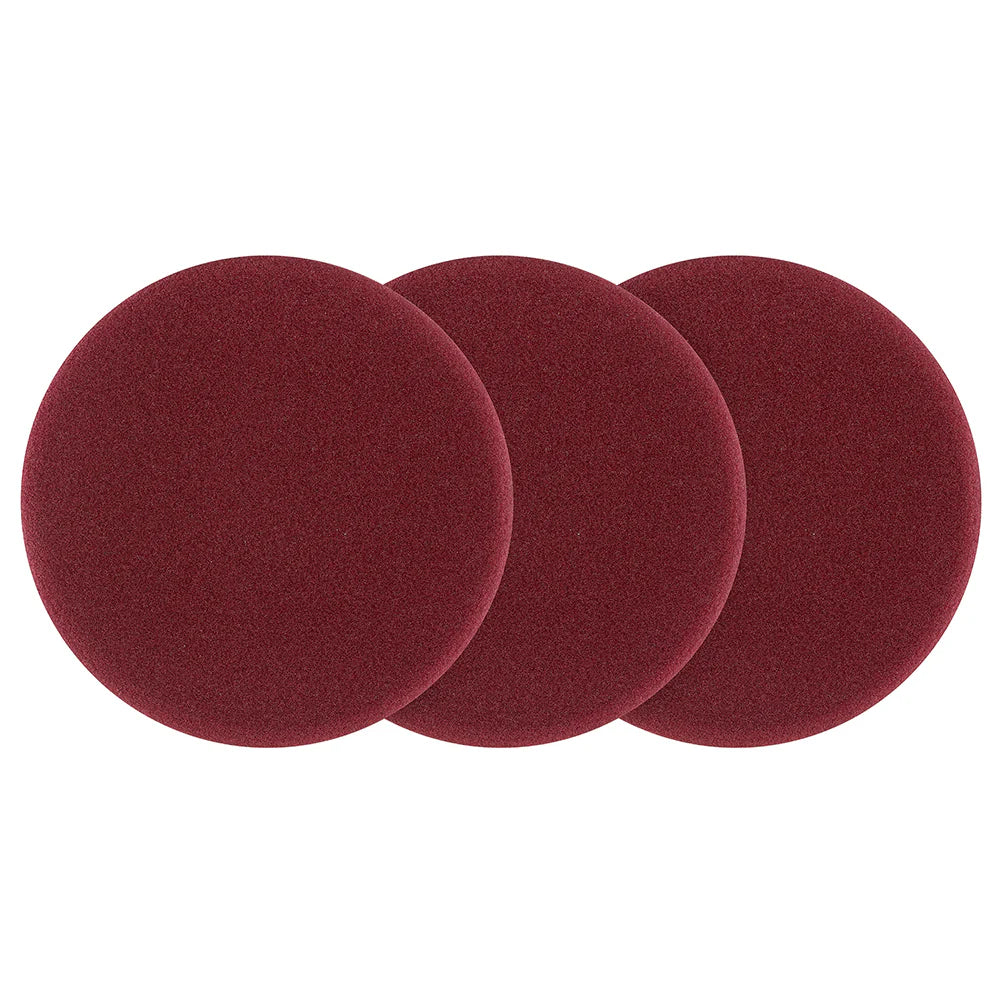 3 PC. 5" FOAM DUAL ACTION POLISHER CUTTING PAD SET