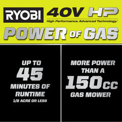 40V HP BRUSHLESS 20" PUSH MOWER