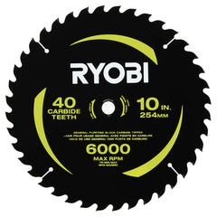 10" 40 CARBIDE TEETH THIN KERF MITER SAW BLADE