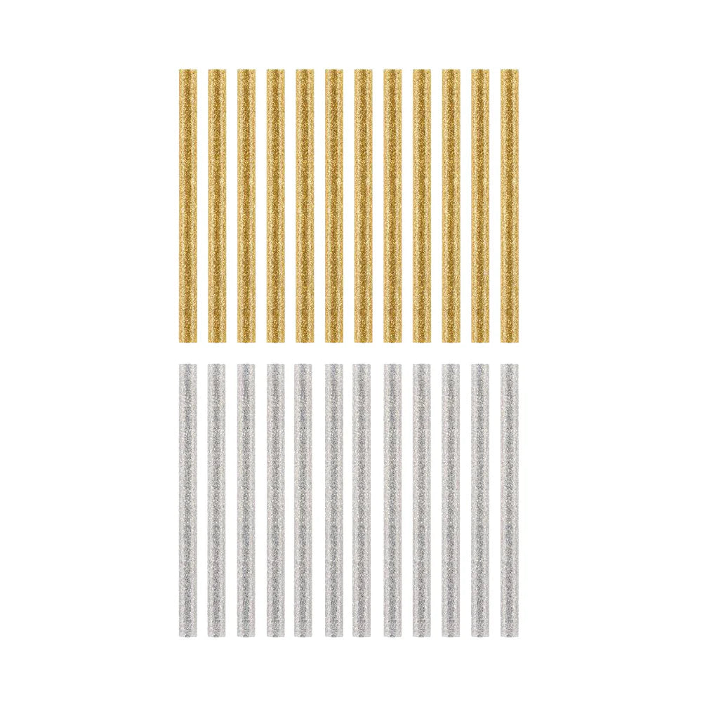 24 PC. MINI GLITTER GLUE STICKS