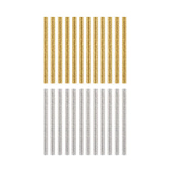 24 PC. MINI GLITTER GLUE STICKS