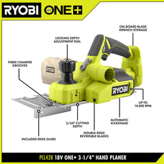 18V ONE+™ 3-1/4" Hand Planer