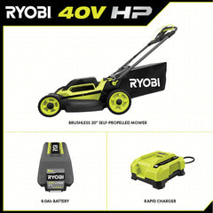 40V HP BRUSHLESS 20" SELF-PROPELLED MULTI-BLADE MOWER KIT