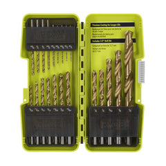 21 PC. Titanium Drill Bit Set
