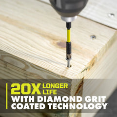 3 PC. 3-1/2" Diamond Grit Impact Drive Bits
