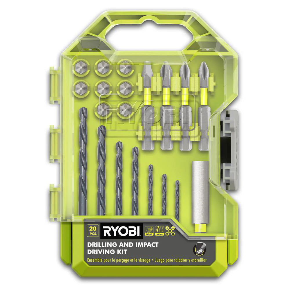 20PC DRILLING/IMPACT DRIVING KIT