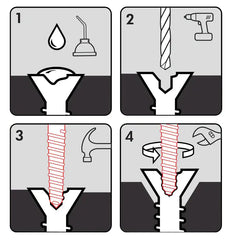 3 PC. SPIRAL SCREW EXTRACTOR SET