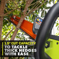 40V HP BRUSHLESS WHISPER SERIES 26" HEDGE TRIMMER