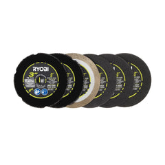 RYOBI 6 PC. 3 in. Cut-Off Wheel Set