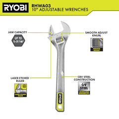 10" Adjustable Wrench